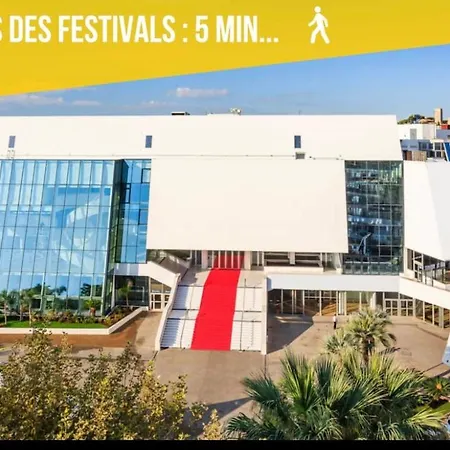 Ete Edition Perle Rare Standing Sur La Croisette, Front De A Cote Du Carlton, Pour 4 Personnes 1m , Palais 5mn Emplacement Exceptionnel